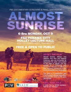 Almost Sunrise viewing flier