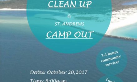 Student Government Sponsors A Shell Island Camp Out