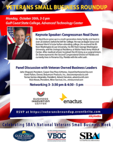 Veterans Small Business Roundup flier