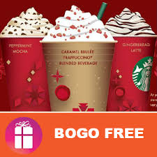 Starbucks BOGO Holiday Drinks