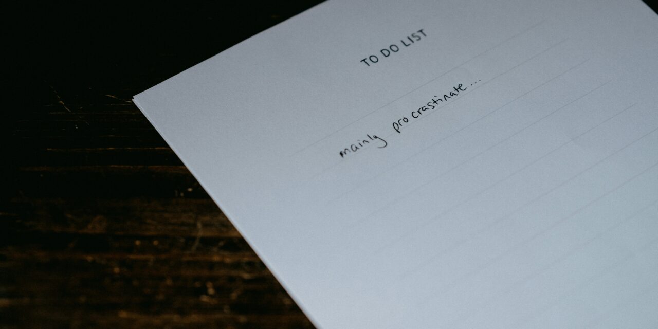 GradHacking: Topic 1 Procrastination