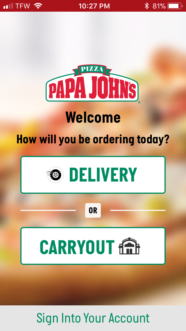 Papa Johns Pizza & Delivery – Apps no Google Play