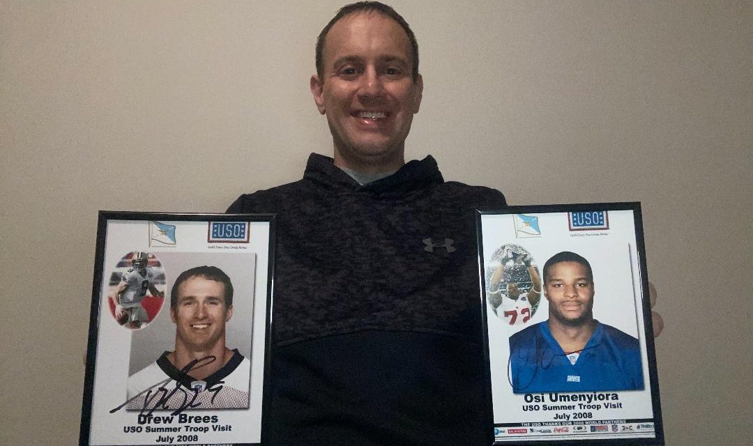 Meeting Celebrities & NFL Legends While Deployed