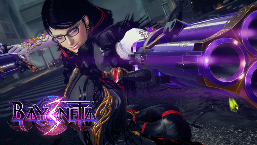 Bayonetta 3 video game banner