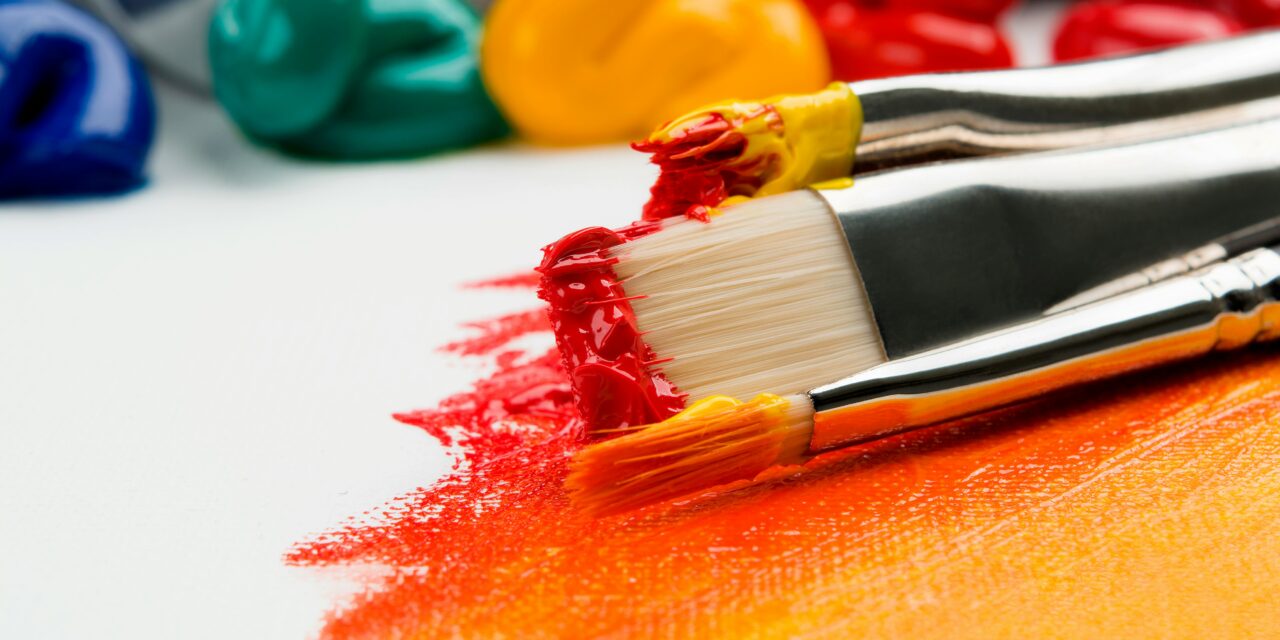 The Abstract Painting of Art Center