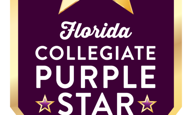 GCSC First State College to Receive Designation as Florida Collegiate Purple Star Campus