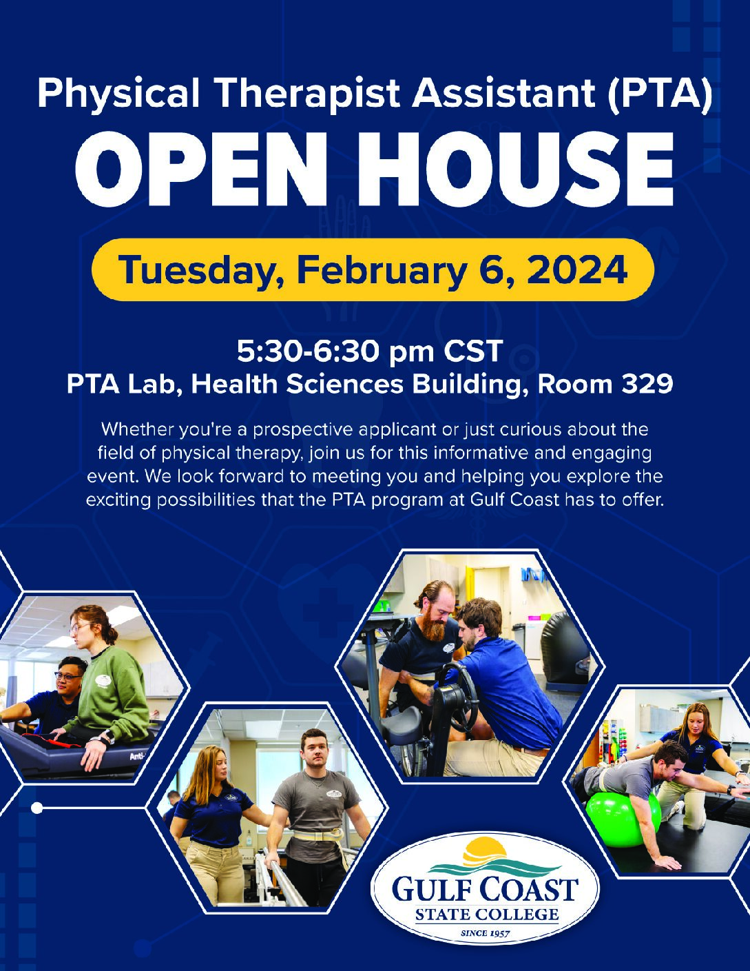 GCSC Physical Therapist Assistant Program  Hosting Open House