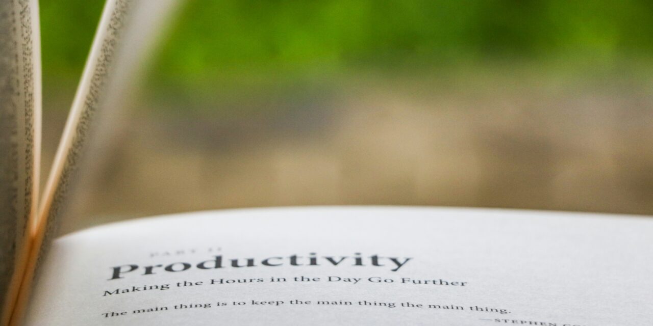 10 Ways to Stay Productive