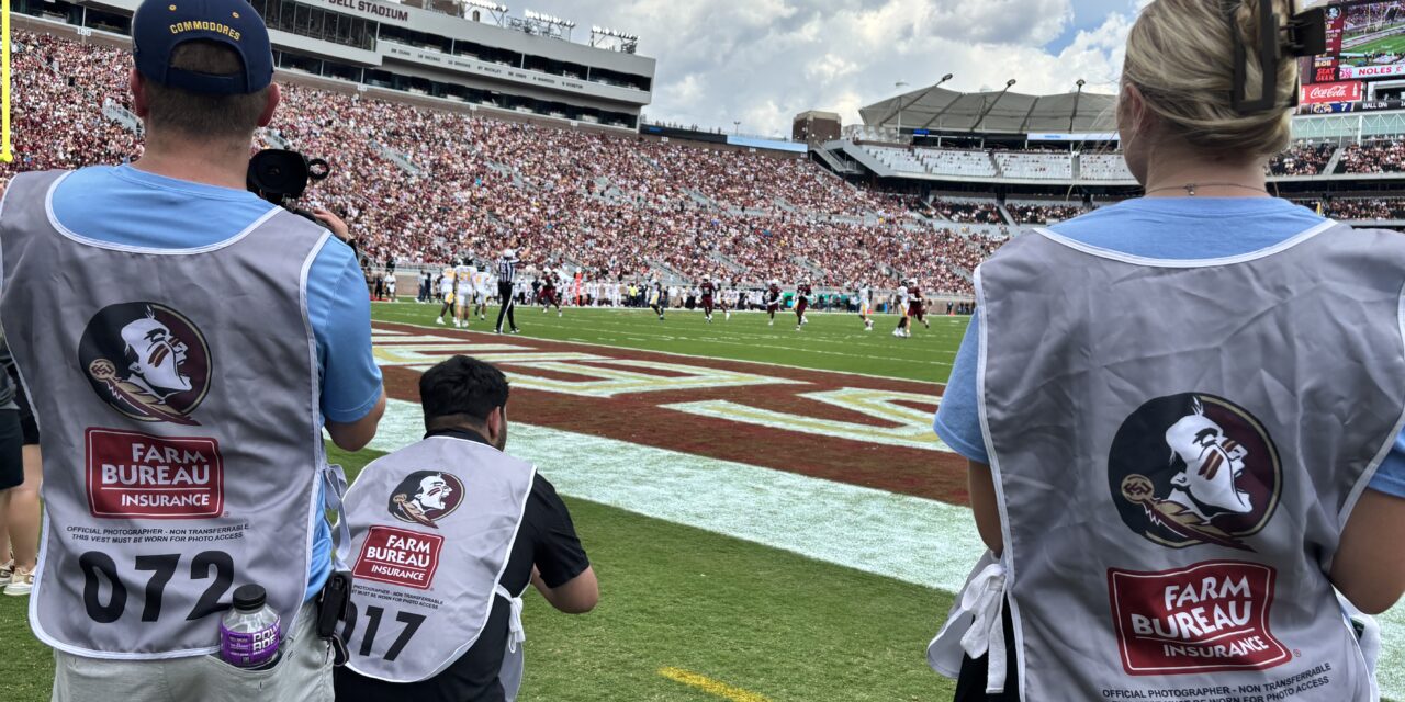 Behind the Lens: Digital Media Students Experience FSU Game Day on the Sidelines