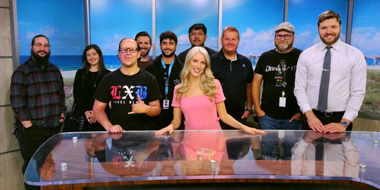 The Center for Student Media tours WJHG News Channel 7