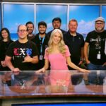 The Center for Student Media tours WJHG News Channel 7