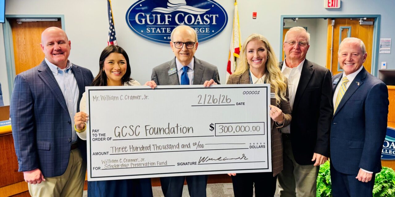 Mr. William C. Cramer, Jr. Establishes $300,000  Scholarship Preservation Fund at Gulf Coast State College