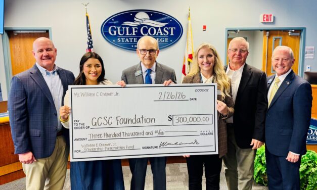 Mr. William C. Cramer, Jr. Establishes $300,000  Scholarship Preservation Fund at Gulf Coast State College