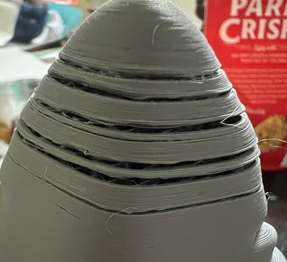 3D print layers separating